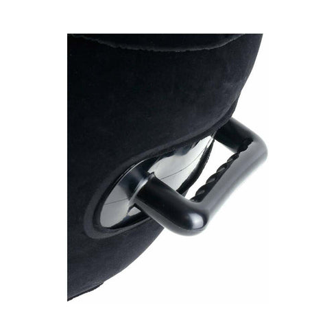 Fetish Fantasy Series Inflatable Hot Seat with Vibrating Dildo Black