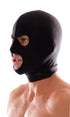Fetish Fantasy Series Spandex 3-Hole Hood Black (view 3)