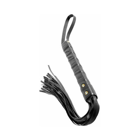 Fetish Fantasy Series Limited Edition Cat-O-Nine Tails Flogger Black