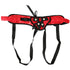 Sportsheets Sunset Lace Corsette Adjustable Strap-On Harness Red