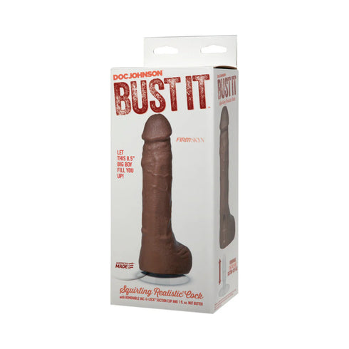 Bust It Squirting Realistic Cock w/1oz Nut Butter