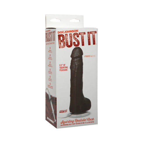 Bust It Squirting Realistic Cock w/1oz Nut Butter