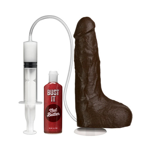 Bust It Squirting Realistic Cock w/1oz Nut Butter