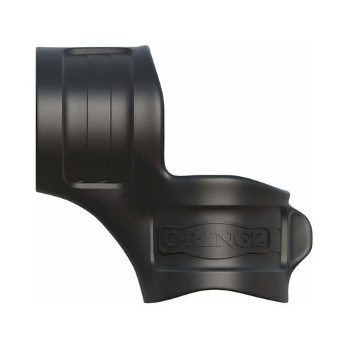 Fantasy C-Ringz Mr. Big Cock Ring & Ball Stretcher Silicone Sling Black