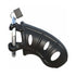 Fantasy C-Ringz Hardcore Silicone Cock Blocker Locking Chastity Cage Black
