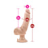 Loverboy Doctor Love Realistic 10.5 in. Vibrating Dildo with Balls Beige