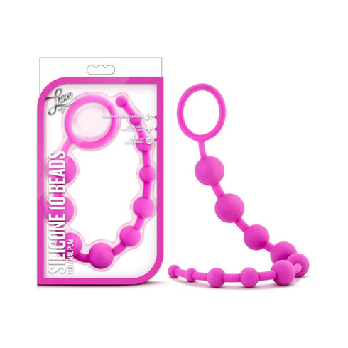 Luxe Silicone 10 Beads for Anal Play