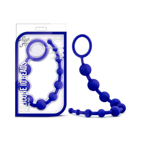 Luxe Silicone 10 Beads for Anal Play