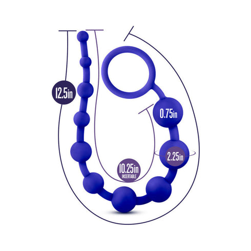 Luxe Silicone 10 Beads for Anal Play