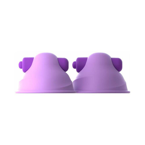 Fantasy For Her Silicone Vibrating Nipple Suck-Hers Purple