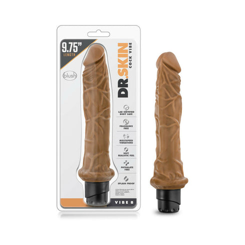 Dr. Skin Cock Vibe 8 Realistic 9.75 in. Vibrating Dildo