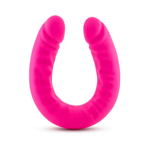 Ruse Realistic 18 in. Silicone Slim Double Dong Dual Ended Dildo
