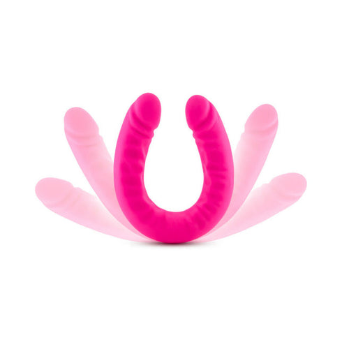 Ruse Realistic 18 in. Silicone Slim Double Dong Dual Ended Dildo