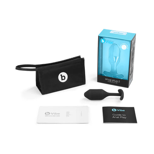 b-Vibe Snug Plug 2 Weighted Silicone Anal Plug