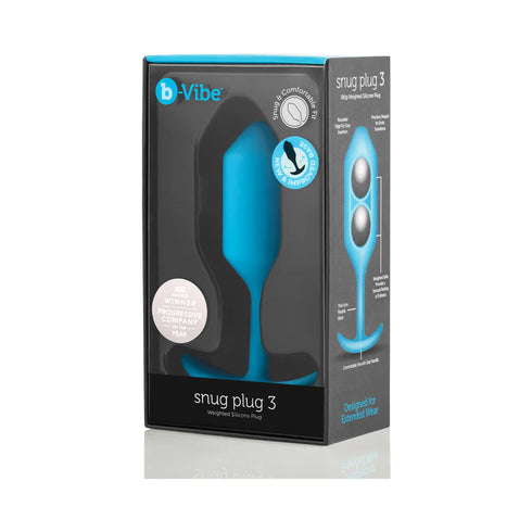 b-Vibe Snug Plug 3 Weighted Silicone Anal Plug
