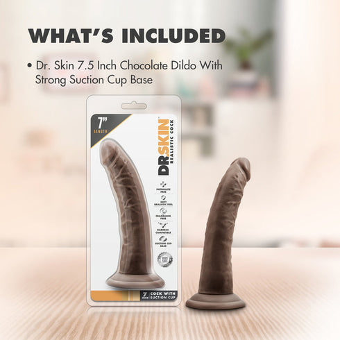 Dr. Skin Realistic 7.5 in. Dildo
