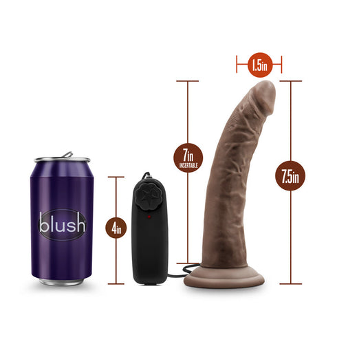 Dr. Skin Dr. Dave Realistic 7 in. Vibrating Dildo