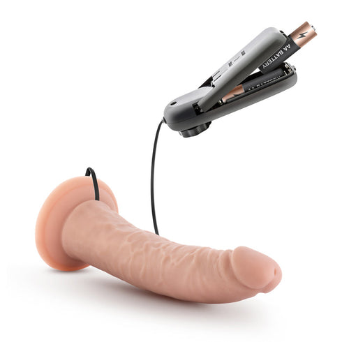 Dr. Skin Dr. Dave Realistic 7 in. Vibrating Dildo