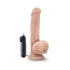Dr. Skin Dr. Jay Realistic 8.75 in. Vibrating Dildo with Balls Beige