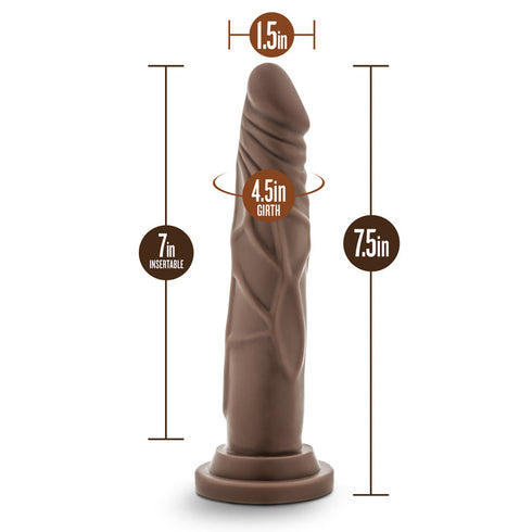 Dr. Skin Basic 7.5 Realistic 7.5 in. Dildo