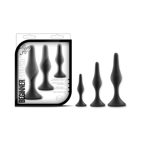 Luxe 3-Piece Silicone Beginner Plug Kit
