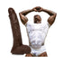 Jason Luv 10in ULTRASKYN Cock with Removable Vac-U-Lock Suction Cup Chocolate