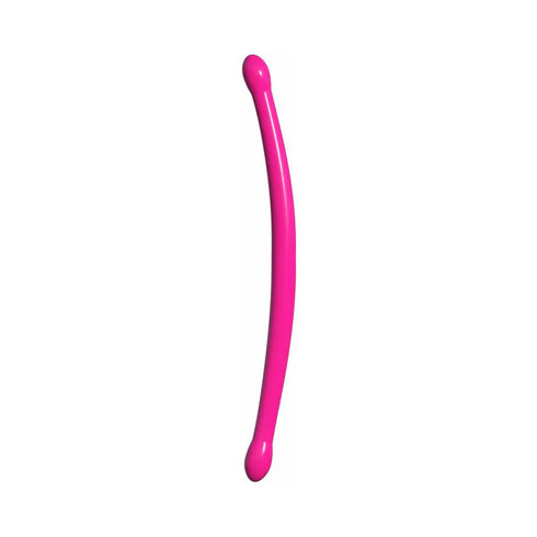 Classix Double Whammy 17.25 in. Flexible Dual-Ended Dildo Pink
