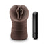 Hot Chocolate Brianna Vagina Stroker with Bullet Vibrator Brown