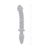 Glas 10 in. Mr. Swirly Double Ended Glass Dildo & Butt Plug