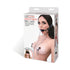 Lux Fetish Breathable Ball Gag with Adjustable Pressure Nipple Clamps