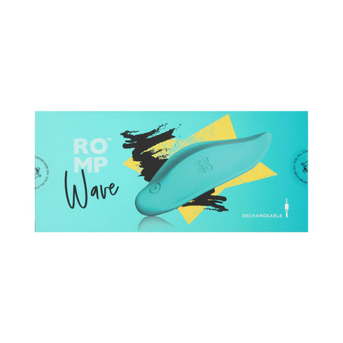 ROMP Wave Rechargeable Silicone Lay-On Vibrator Mint