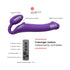 Strap-On-Me Rechargeable Remote-Controlled Vibrating Bendable Strap-On