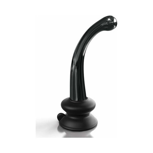 Icicles No. 87 Curved Glass G-Spot Massager With Suction Cup