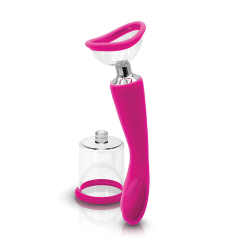 INYA Pump N Vibe Rechargeable Dual-Ended Vibrator & Pump Set