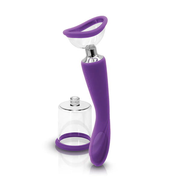 INYA Pump N Vibe Rechargeable Dual-Ended Vibrator & Pump Set