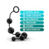 Anal Adventures Platinum Silicone Anal Beads Black