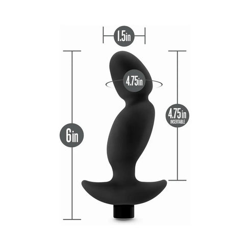 Anal Adventures Platinum Silicone Rechargeable Vibrating Prostate Massager