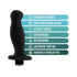 Anal Adventures Platinum Silicone Rechargeable Vibrating Prostate Massager
