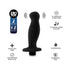 Anal Adventures Platinum Silicone Rechargeable Vibrating Prostate Massager
