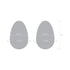 Glas 2-Piece Glass Yoni Egg Set