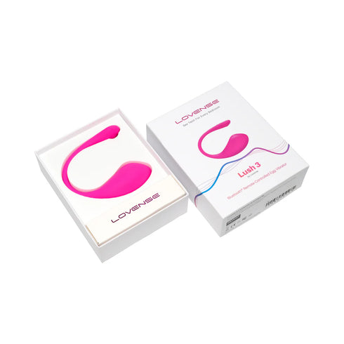 Lovense Lush 3 Bluetooth Remote-Controlled Egg Vibrator | App Enabled & Waterproof