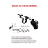 Shots ManCage Model 20 Adjustable 3.5 in. Silicone Chastity Cock Cage Black