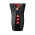 M for Men Storm Rechargeable Vibrating Suction Masturbator Black