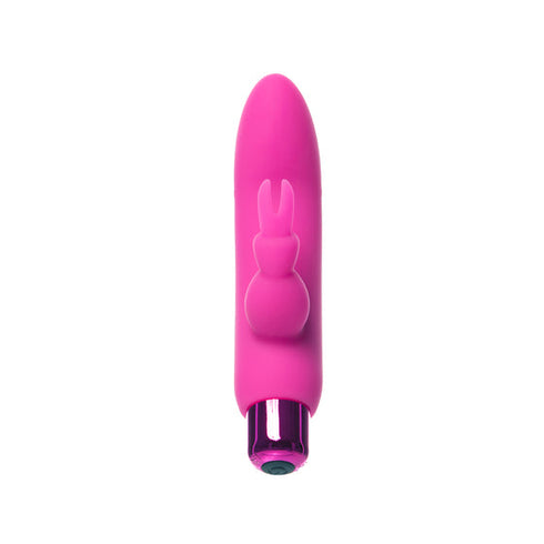 Powerbullet Alice's Bunny Rechargeable Bullet Vibrator with Silicone Rabbit Sleeve