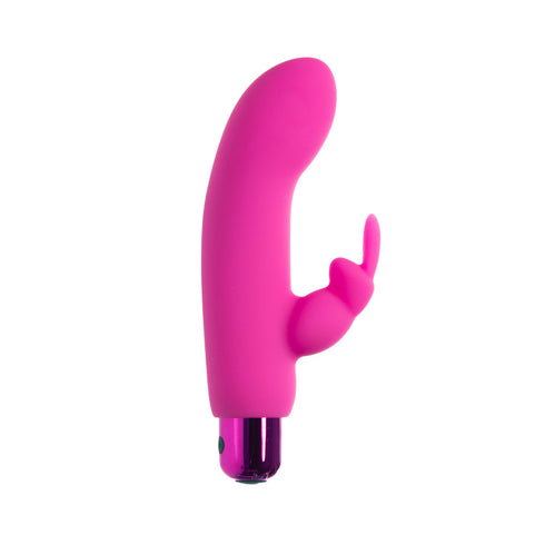 Powerbullet Alice's Bunny Rechargeable Bullet Vibrator with Silicone Rabbit Sleeve