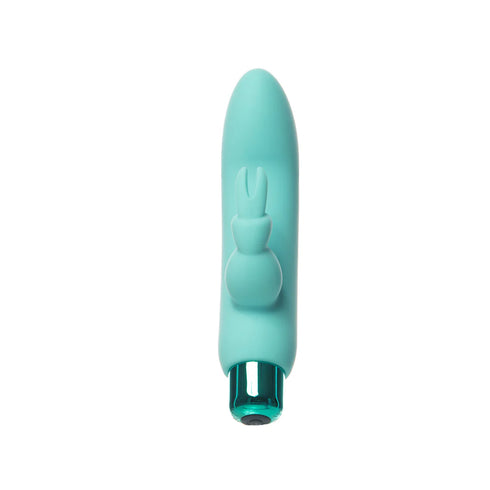 Powerbullet Alice's Bunny Rechargeable Bullet Vibrator with Silicone Rabbit Sleeve