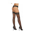 Dreamgirl Sheer Thigh-High Stockings with Silicone Lace Top