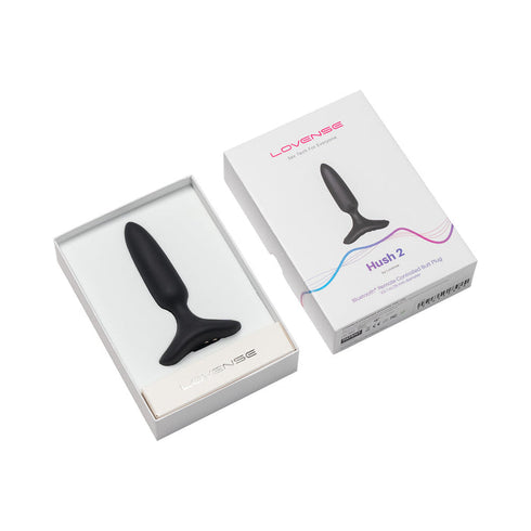Lovense Hush 2 Bluetooth Remote-Controlled Vibrating Butt Plug