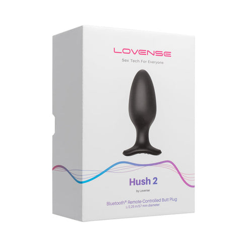 Lovense Hush 2 Bluetooth Remote-Controlled Vibrating Butt Plug