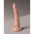 King Cock Elite 7 in. Vibrating Realistic Dildo With Suction Cup Beige